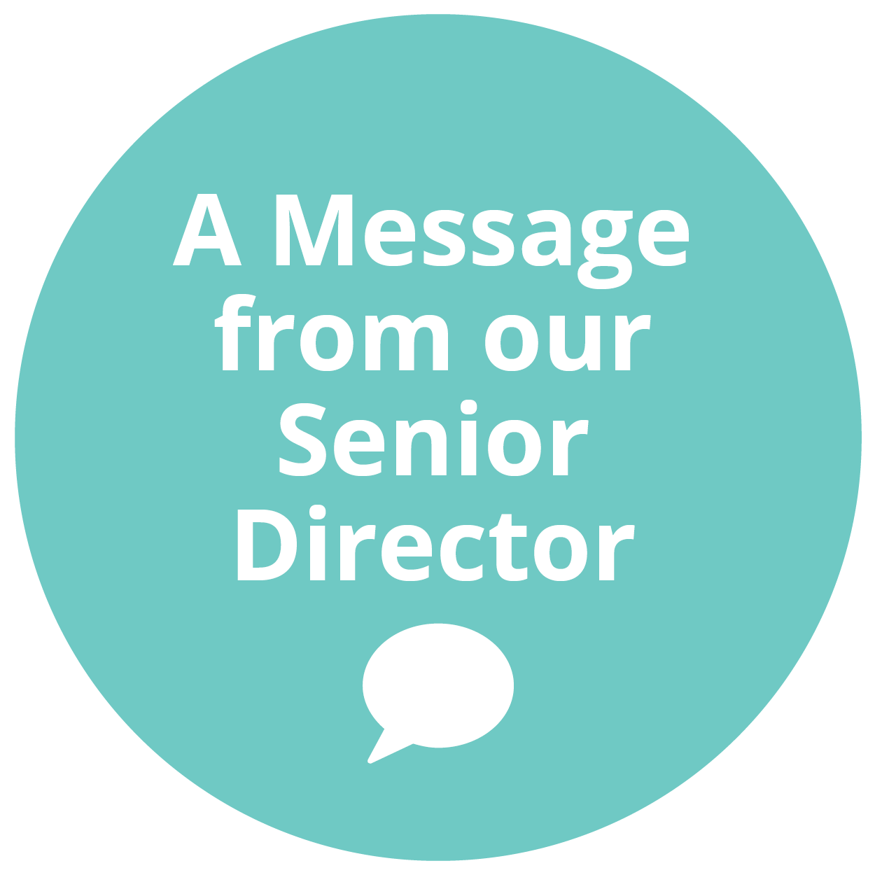 A Message from the Senior Director