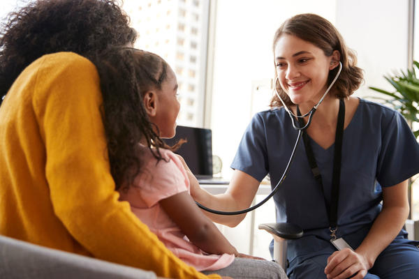 Nurse Smiling at patient