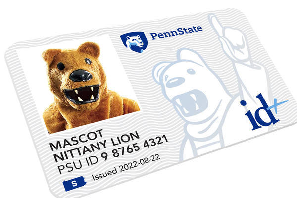 id+ card of the Penn State Mascot