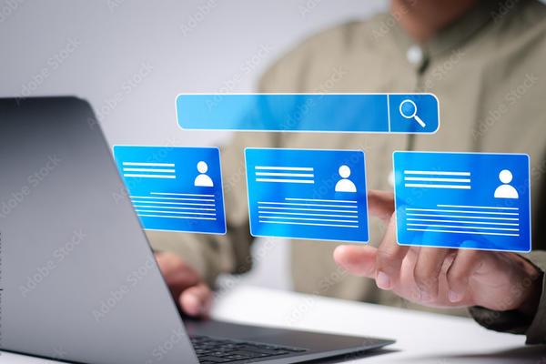 Computer browsing job profiles