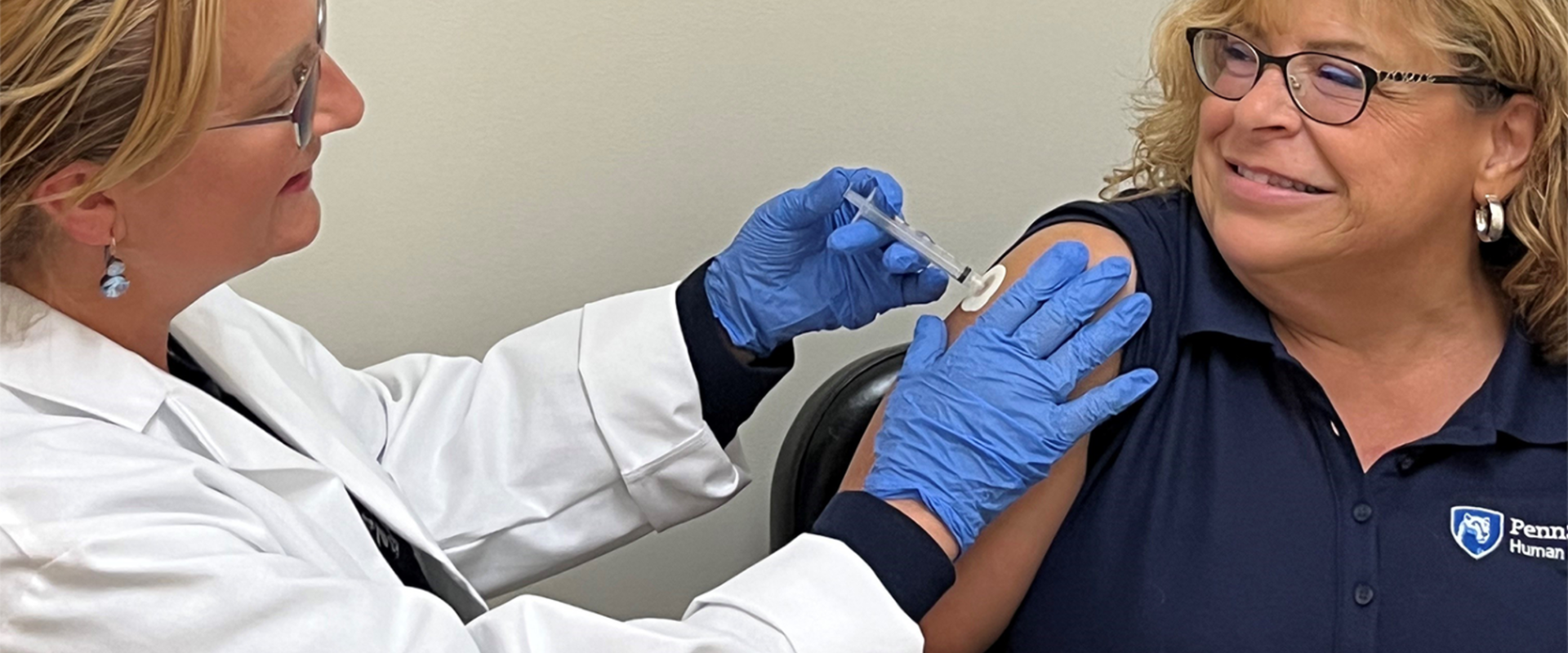 Employee Getting Flu Shot